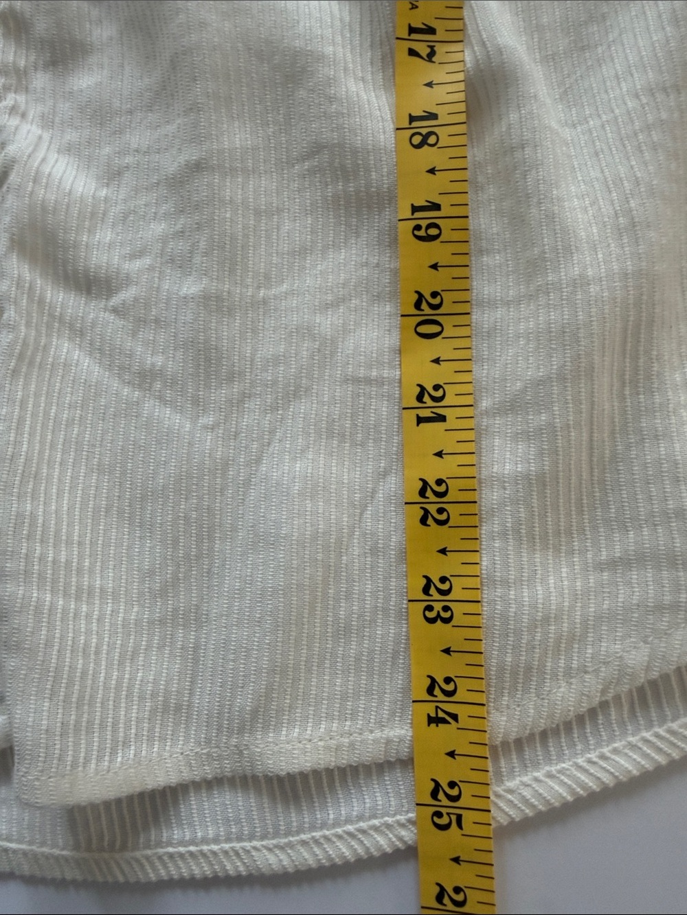 Quince White Cotton Ruffle Neck Swiss Dot Pintuck Victorian Cottage Top Large - Picture 8 of 8